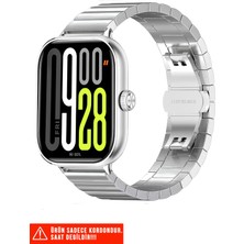 Nezih Case Redmi Watch 4 / 5 / 6 / Band 8 Pro / Uyumlu Şık Paslanmaz Çelik Kordon