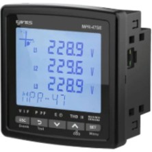 Entes MPR-47SE-0,5 IP54 Yeni Nesil Şebeke Analizörü Mpr-4, M4843