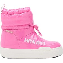 Moon Boot Kız Çocuk Bot Mid Glitter Wp 80D3440110 Su Geçirmez Düz Taban Özellikli Gri