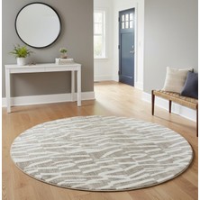 Bazaar Forum Dijital Baskı Pamuk Dokuma Kaymaz Taban Yıkanabilir Yuvarlak Salon Halısı Mutfak, Koridor Halısı