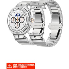 Nezih Case Samsung Galaxy Watch 8 40MM / 44MM / 46MM Uyumlu Paslanmaz Çelik Kordon