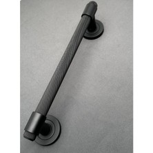 Koldoor Punch Zamak A213 Mat Siyah Çekme Kol Sürgülü Kapı Çekme Kolu 1 Adet