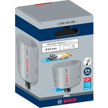 1 x Pro Multi Material Power Plus Delik Testeresi (Yumuşak Ahşap, Alçıpan Duvar Için, Ø 65 Mm, Profesyonel Aksesuar, Matkap/tornavida Için)