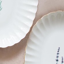 Porselen Tiny 2 Parça 28 cm Kayık Tabak