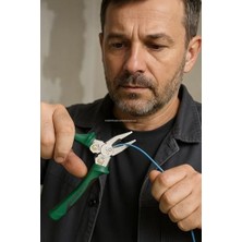 Inmest Çok Amaçlı Kablo Soyma Pensesi, Işıklı, Sesli, Faz-Notr Kontrol, Sıyırma, Kıvırma, Kablo Çekme, Ayırma, Elektrik Kontrolü, 8 Fonksiyonlu, Elektrikçi 8" (Pil Dahil)