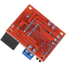 L298N Voltaj Regulatörlü Çift Motor Sürücü Kartı (Kırmızı Pcb)