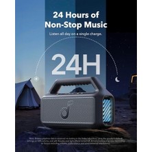 By Boom 2 Bluetooth Hoparlör, 24 Saat Çalışma Süresi, 80W, Rgb, 2.1, Ipx7, Bassup 2.0, Özelleştirilebilir Eq, Siyah