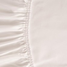 Bedroom Lia Lastikli Carsaf Seti 100X200 (Ek 35 Cm) Beyaz