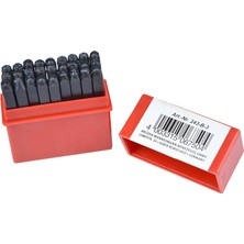M 243/B/3 Harf Zımba Seti, 3 Mm, Siyah