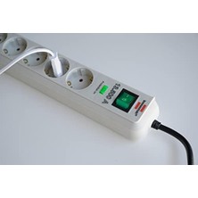 13.500 Amper 6'lı Akım Korumalı Uzatma Priz Beya