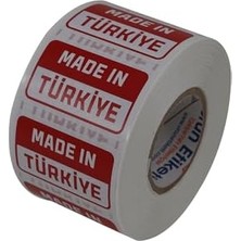 , Hazır Al Hızlı Al Made In Türkiye Baskılı Kuşe Etiket 50MM x 30MM 1000 Adet