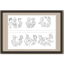 Karikatural Phung Hai Le 29X21CM Orijinal Karikatür Tablo