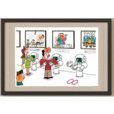 Karikatural Koichiro Hamasaka 35X25CM Orijinal Karikatür Tablo