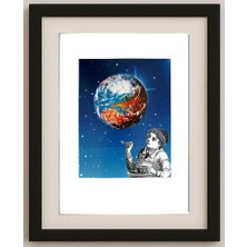 Karikatural Pavel Taussig 29X21CM Orijinal Karikatür Tablo