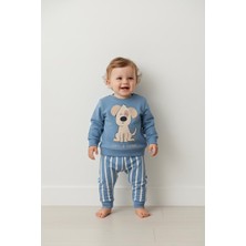Butik Erkek Bebek %100 Pamuklu 2'li Alt - Üst Takım