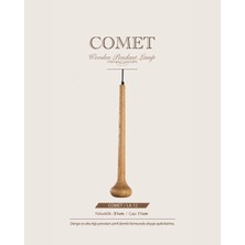 Ahşap Sarkıt Aydınlatma Avize La-12