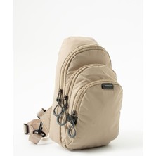 Sanmorris  Unisex Paraşüt Kumaş Suya Dayanıklı 3 Bölmeli Çapraz ve Sırtlık Askılı Body Bag Çanta
