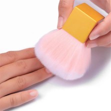 Ellea Nail Toz Fırçası Pembe Yumuşak Lüks Seri