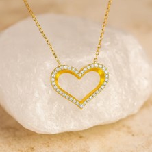 Oro Bravo 14 Ayar Altın Kalp Kolye