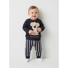 Butik Erkek Bebek %100 Pamuklu 2'li Alt - Üst Takım