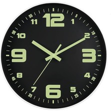 Karanlıkta Parlayan Duvar Saati, Sessiz 30 cm