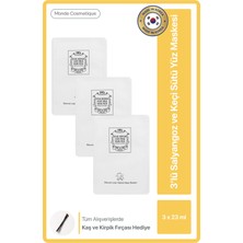 Chamos 3'lü Salyangoz ve Keçi Sütü Yüz Maskesi