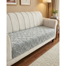 Şönil Bohem Sakallı Kaymaz Koltuk Örtüsü 90X210 cm | 3 Kişilik Kanepe, Çekyat Örtüsü