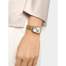 Parfois Paslanmaz Çelik Kordonlu Dikdörtgen Saat