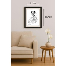 Karikatural Taha Moussien 29X21CM Orijinal Karikatür Tablo