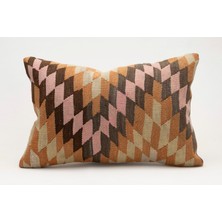 Kilim Wholesale El Yapımı Eski Kilimden Yapılmış Vintage Kırlent Kılıfı, YÜN,40X60CM