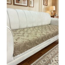 Şönil Bohem Sakallı Kaymaz Koltuk Örtüsü 90X210 cm | 3 Kişilik Kanepe, Çekyat Örtüsü