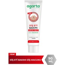 Agarta 90 ml Doğal Diş Eti Bakımı Diş Macunu Tüm Cilt Tipleri İçin Vegan ve Paraben İçermeyen