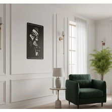 Sezart Kükreyen Aslan Metal Duvar Tablosu - Lazer Kesim King Aslan Dekoru