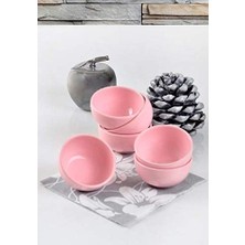 Pembe Bulut Kase 8 cm 6 Adet