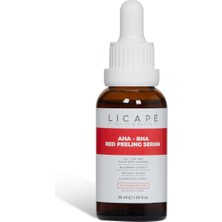 Licape%10 Aha +%2 Bha Red Peeling Serum – Cilt Canlandırıcı, Gözenek Arındırıcı ve Aydınlatıcı Peeling Serumu – Daha Pürüzsüz ve Eşit Tonlu Cilt – 30 ml