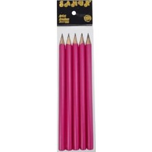 5'li Kalın Hb Kurşun Kalem, Silgili, 0.7 Mm, Naturel, Üçgen, Okul Başlangıç Kalemi