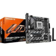 Gıgabyte B840M DS3H Wıfı6 LGA1851 Ddr5 7200MHZ(OC) Pcıe 5.0 M.2 Nvme Wifi 6 Gigabit Lan Matx Anakart