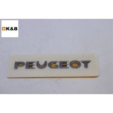K&B Bagaj Kapak Peugeot Yazısı 207 8665.PW