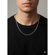 Akfecan Erkek Paslanmaz Çelik Zincir Kolye