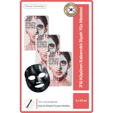 Chamos 3'lü Köpüren Kabarcıklı Siyah Yüz Temizleme Maskesi