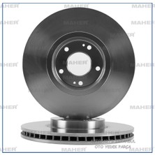 Braxis Ön Fren Diski Havalı Toyota Corolla 2013>AURİS 1.3-1.6 2012>AURİS 1.4 D4D 2012>277X5