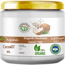 Anadolunun Özü Organik Hindistan Cevizi Yağı 150 ML | Soğuk Sıkım | Katkısız | Doğal Coconut Oil