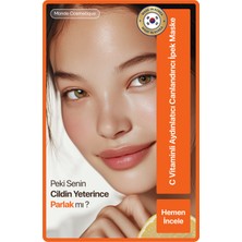 Chamos 2'li C Vitaminli Aydınlatıcı Canlandırıcı Ipek Yüz Maskesi