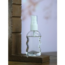 50 Adet 50 ml YM16 Sprey Başlık Dezenfektan Kolonya Parfüm Hediyelik Nikah Nişan Düğün Için Boş Plastik Şişe