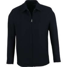 Modarar Erkek Lacivert Renk Kaşe Mont Normal Kesim RAR01361