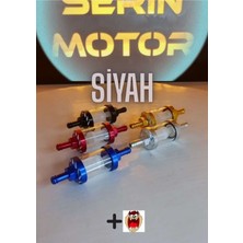 GMS Cg Cup Motosiklet Temizlenebilir Siyah Benzin Filtresi+Stcker