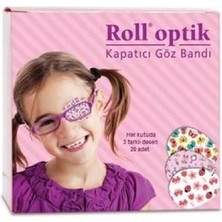 Roll Optik Kapatıcı Göz Bandı 20 Adet - Kız