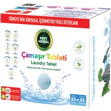 Noxy Herbal Çamaşır Tableti 33’lü - Renkliler İçin Özel Formül