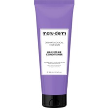 Maru.derm Onarıcı Saç Kremi 300 ml Yıpranmış Saçlar İçin Keratin İçerikli Güçlendirici
