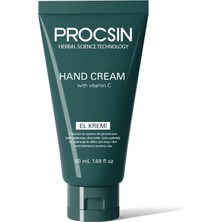 Procsın Yoğun Nemlendirici Onarıcı El Kremi 50 ml C Vitamini İçeren Kuru Ciltler İçin Özel Formül